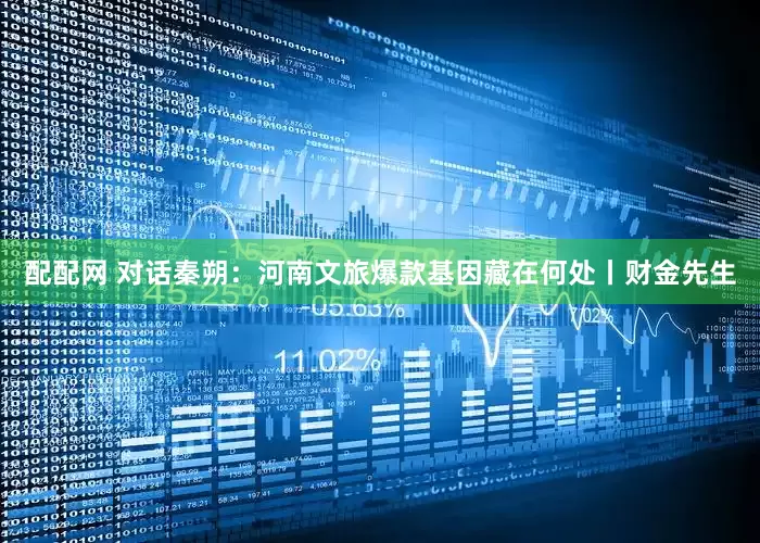 配配网 对话秦朔：河南文旅爆款基因藏在何处丨财金先生